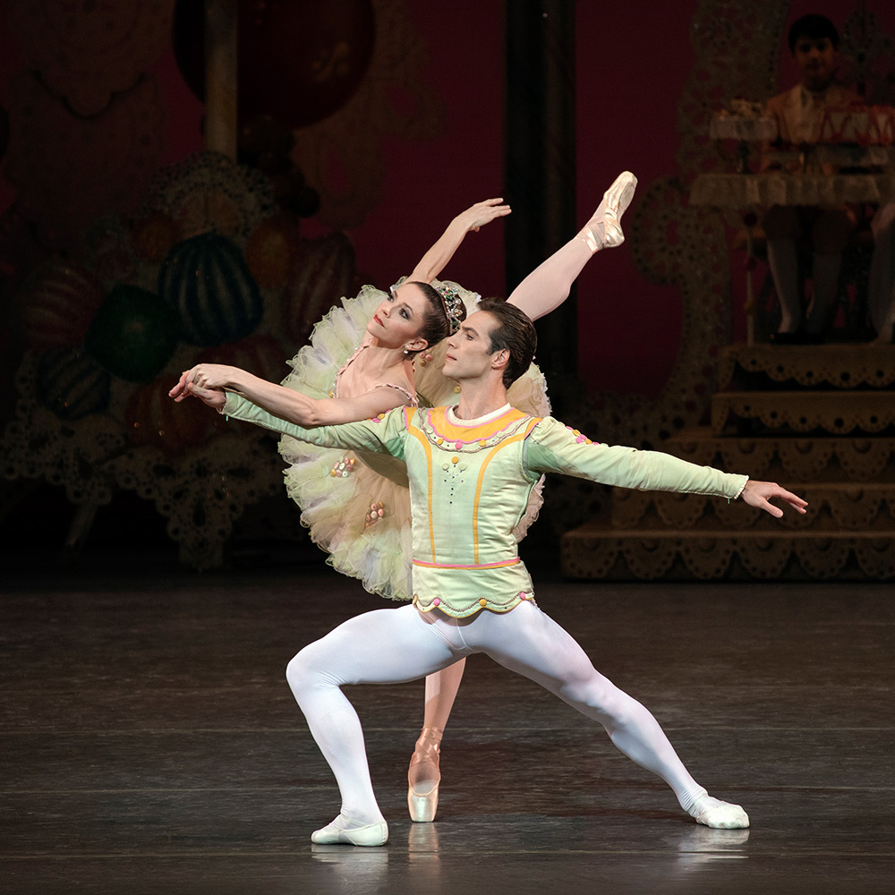 Megan Fairchild and Gonzalo Garcia in George Balanchine’s The Nutcracker.© Erin Baiano. (Click image for larger version)