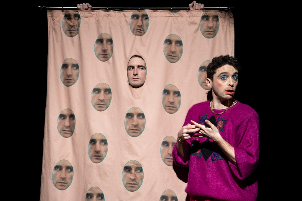 SHORT & SWEET / Curtain Lady: Daniel Hay-Gordon and Tim Spooner.© Foteini Christofilopoulou. (Click image for larger version)
