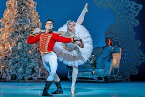 Evan Loudon and Grace Horler in Peter Darrell's The Nutcracker.© Andy Ross. (Click image for larger version)